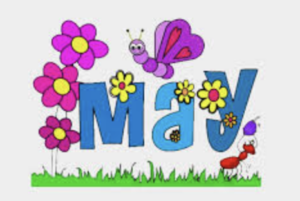 May calendar heading